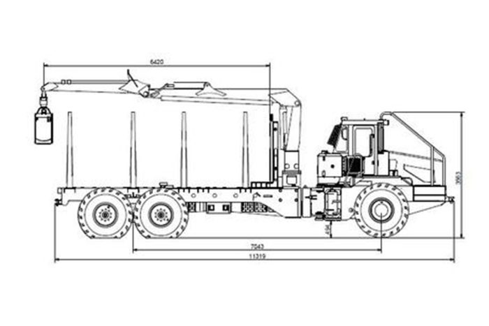 Dezzi at20b 6x6 articulated timber truck 001