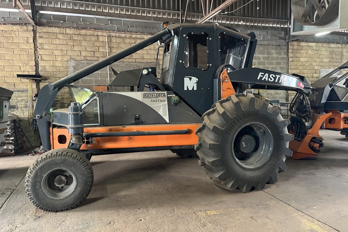 Matriarch fastfell mk1 tree feller | forestry machine for efficient tree felling operations.