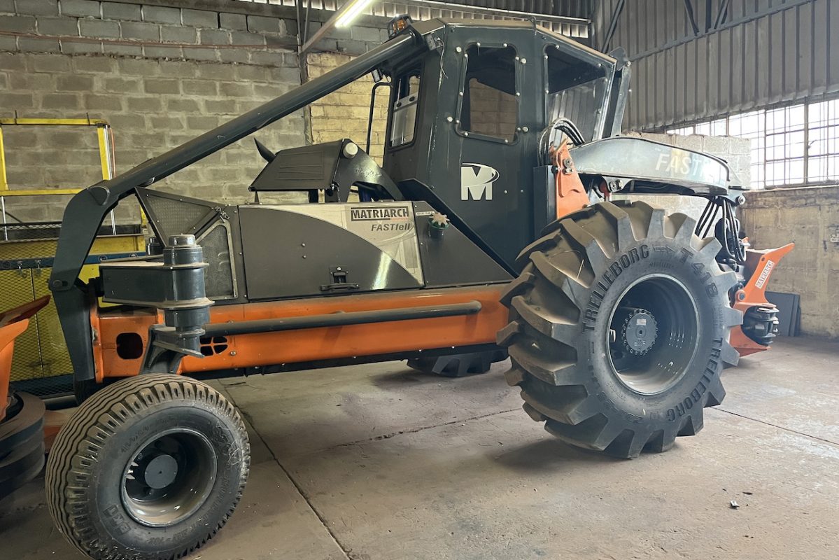 Matriarch fastfell mk1 tree feller for efficient tree felling operations.