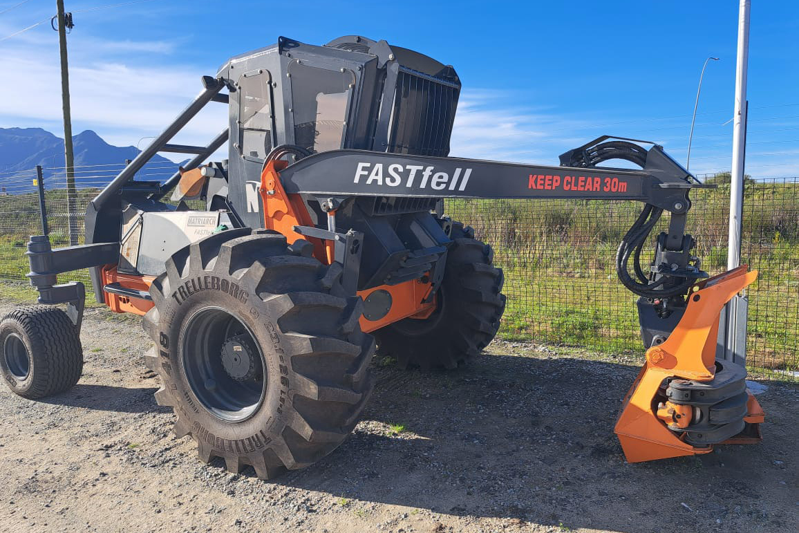 Matriarch Fastfell MK1 machine for efficient tree felling operations.