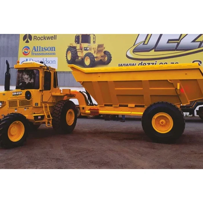 14M³ SA Rear-Tip Slag Trailer designed for transporting and unloading slag.