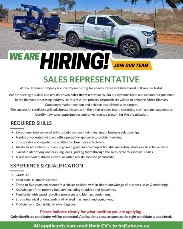 Nuwe pos sales rep kzn 002