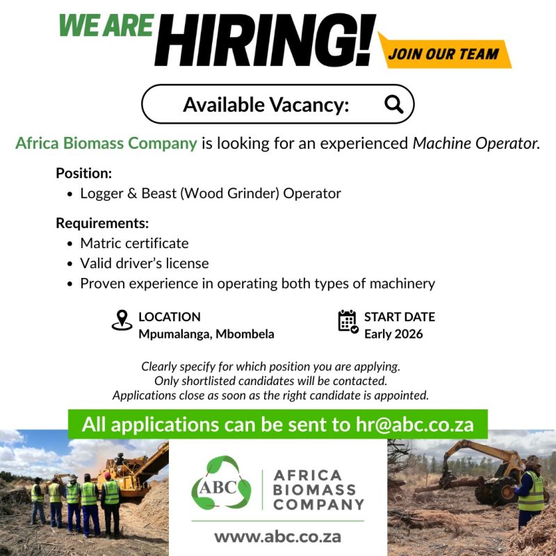 Machine operator - mbombela, mpumalanga 2 Whatsapp image 2025 12 16 at 13. 55. 11 1