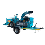 Badger 6DXL Chipper 175mm Capacity (Diesel)